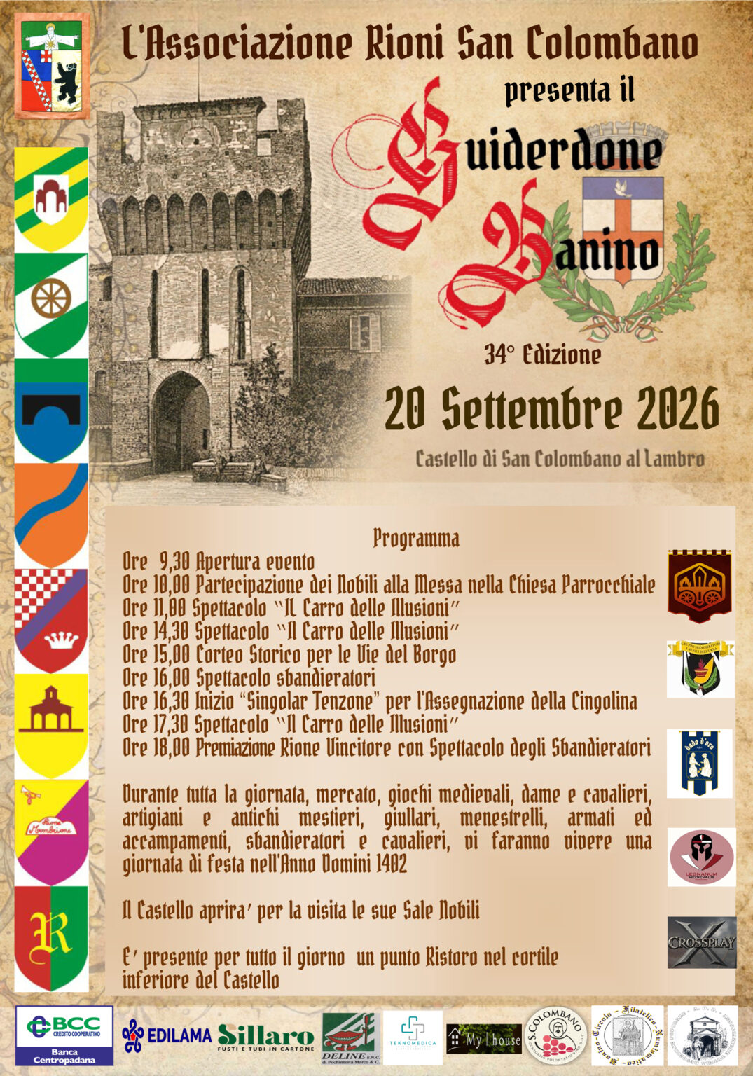 locandina Sagra del Guiderdone Banino